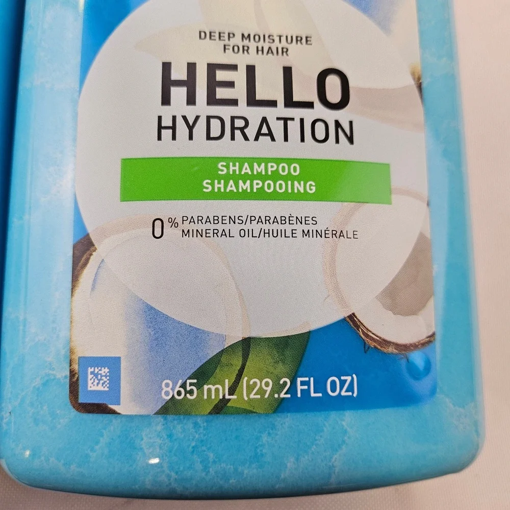 Herbal Essences Hello Hydration Shampoo Coconut 29.2oz Pump 2 Pack‎ 190679004819